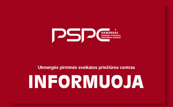 Įstaigoje atnaujinama informacinė sistema – prašoma pacientų kantrybės