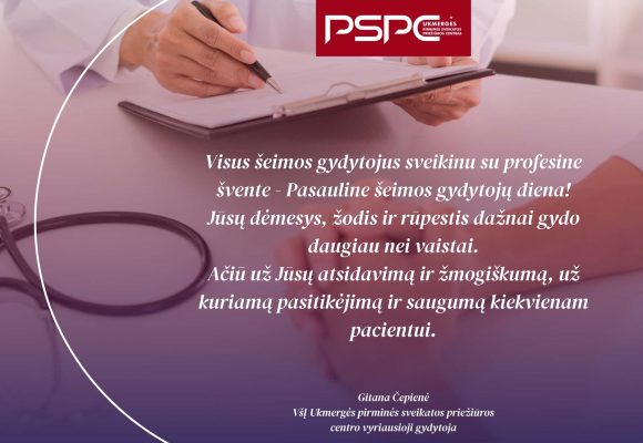 Gegužės 19-oji – Pasaulinė šeimos gydytojų diena
