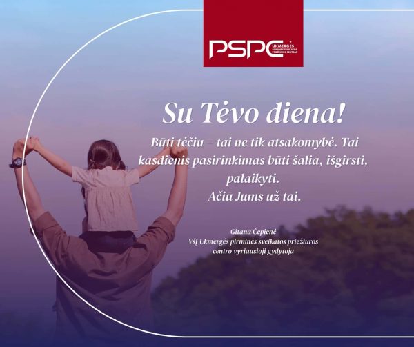 Sveikiname su Tėvo diena!